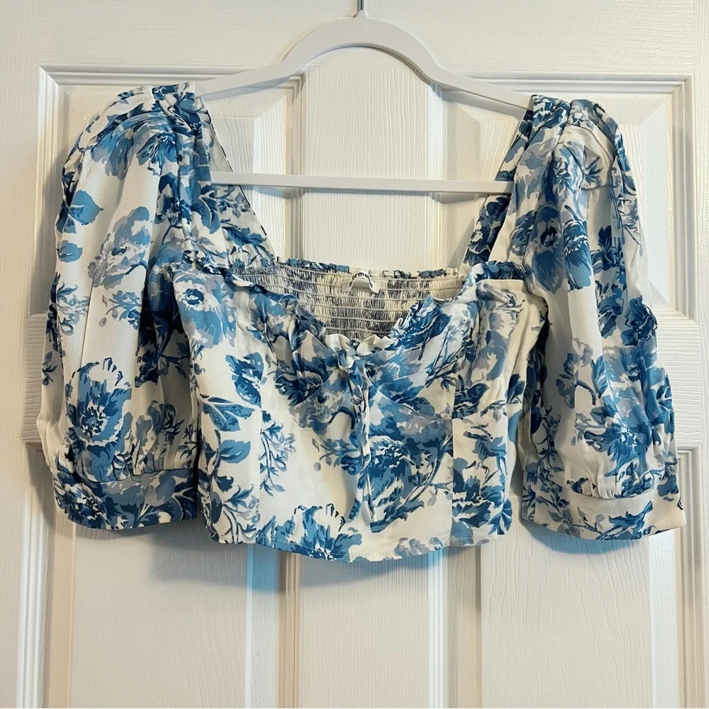Reformation Luna Top in Olympia